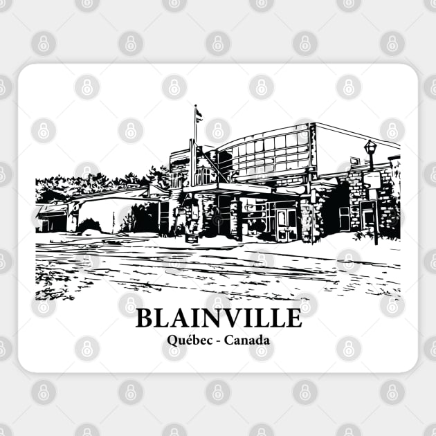 Blainville - Québec Magnet by Lakeric